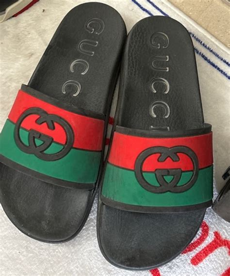 clickbait slides vs gucci sides|Gucci slides authenticity.